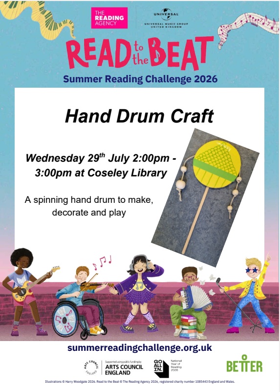 Coseley Library - Summer Reading Challenge: Hand Drum